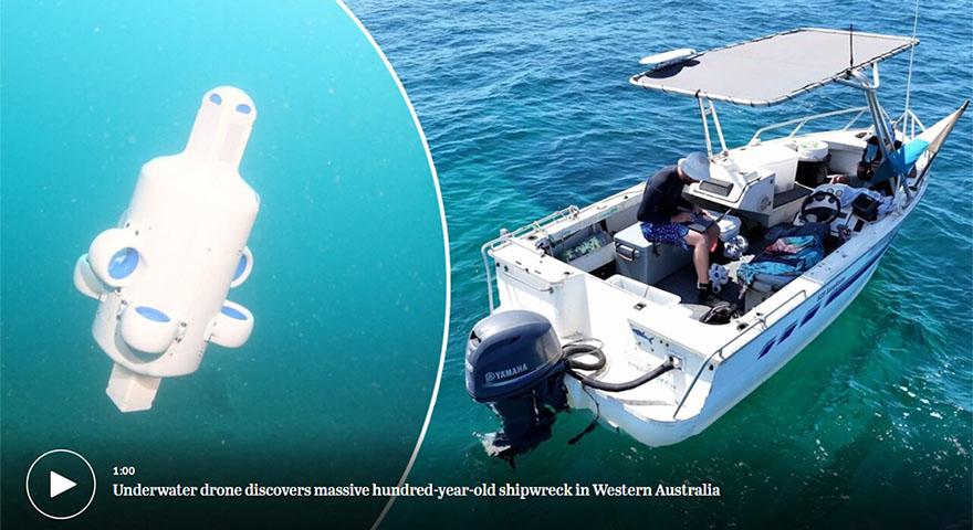 Drone Dives Deep to Uncover Ocean Secrets in Rottnest’s Ship Graveyard