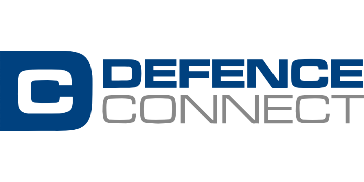 The logo for Defence Connect, featuring the letter 'C' in blue and the text 'DEFENCE CONNECT' in grey