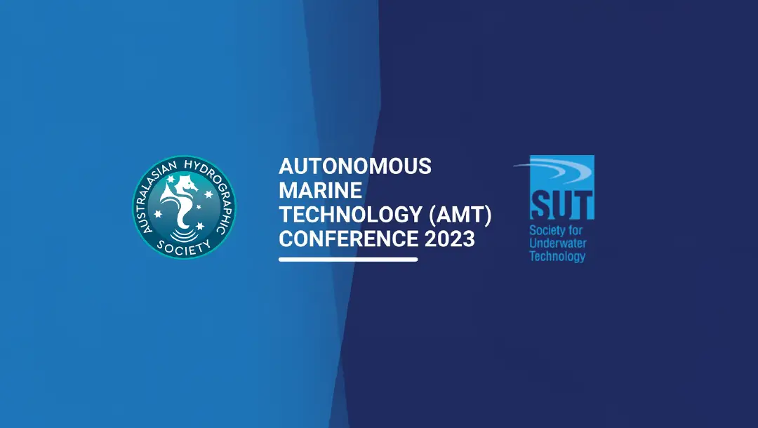 A promotional image for the AMT 2023 conference, showcasing the event name and the SUT logo